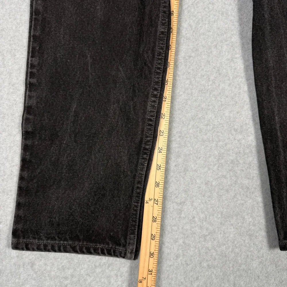 Vintage 90s 1997 Levis 550 Relaxed Fit Black Jeans Made in USA 31x32 Grunge